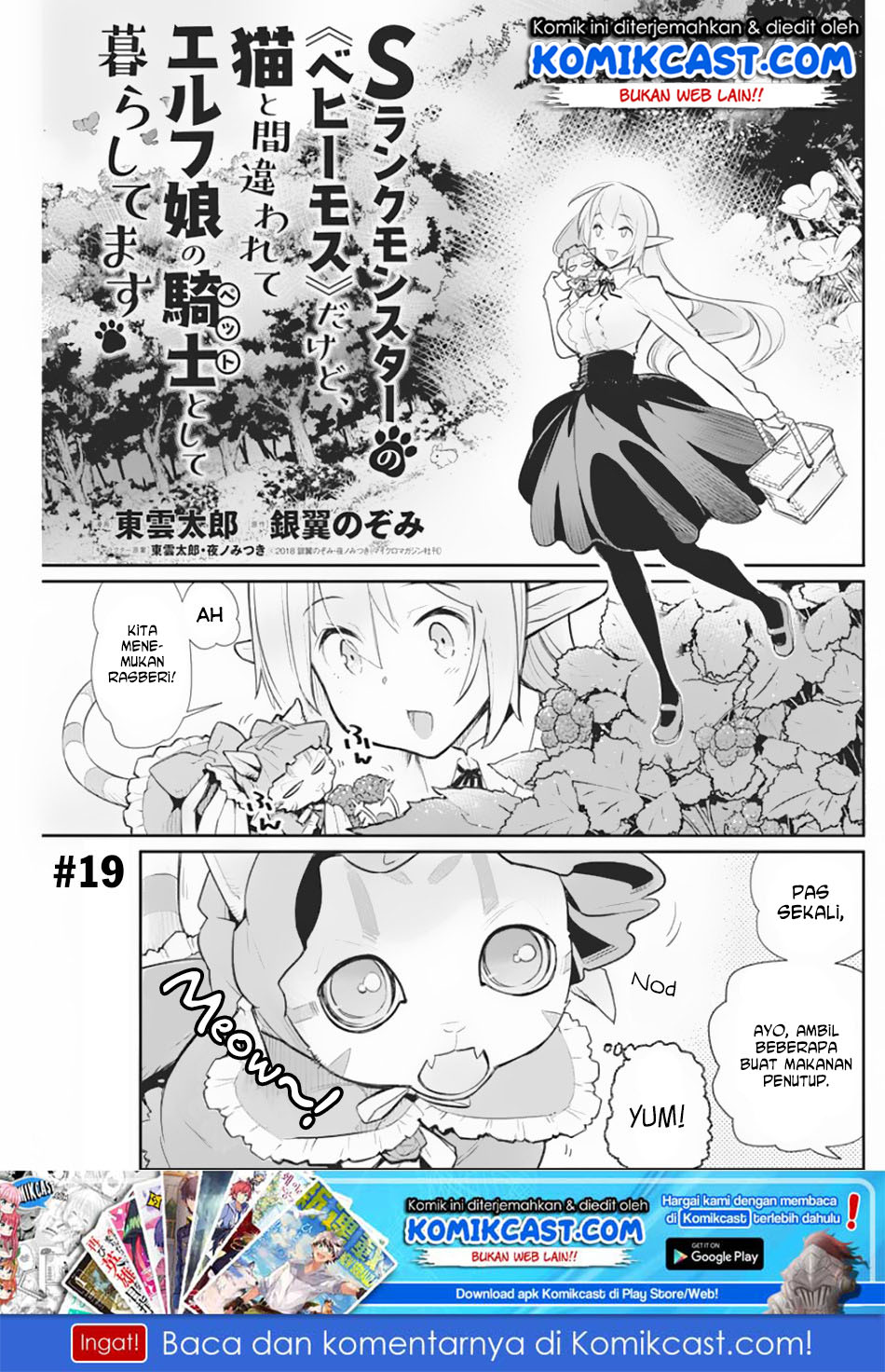S-Rank Monster no Behemoth Dakedo, Neko to Machigawarete Erufu Musume no Kishi (Pet) Toshite Kurashitemasu Chapter 19 Gambar 2